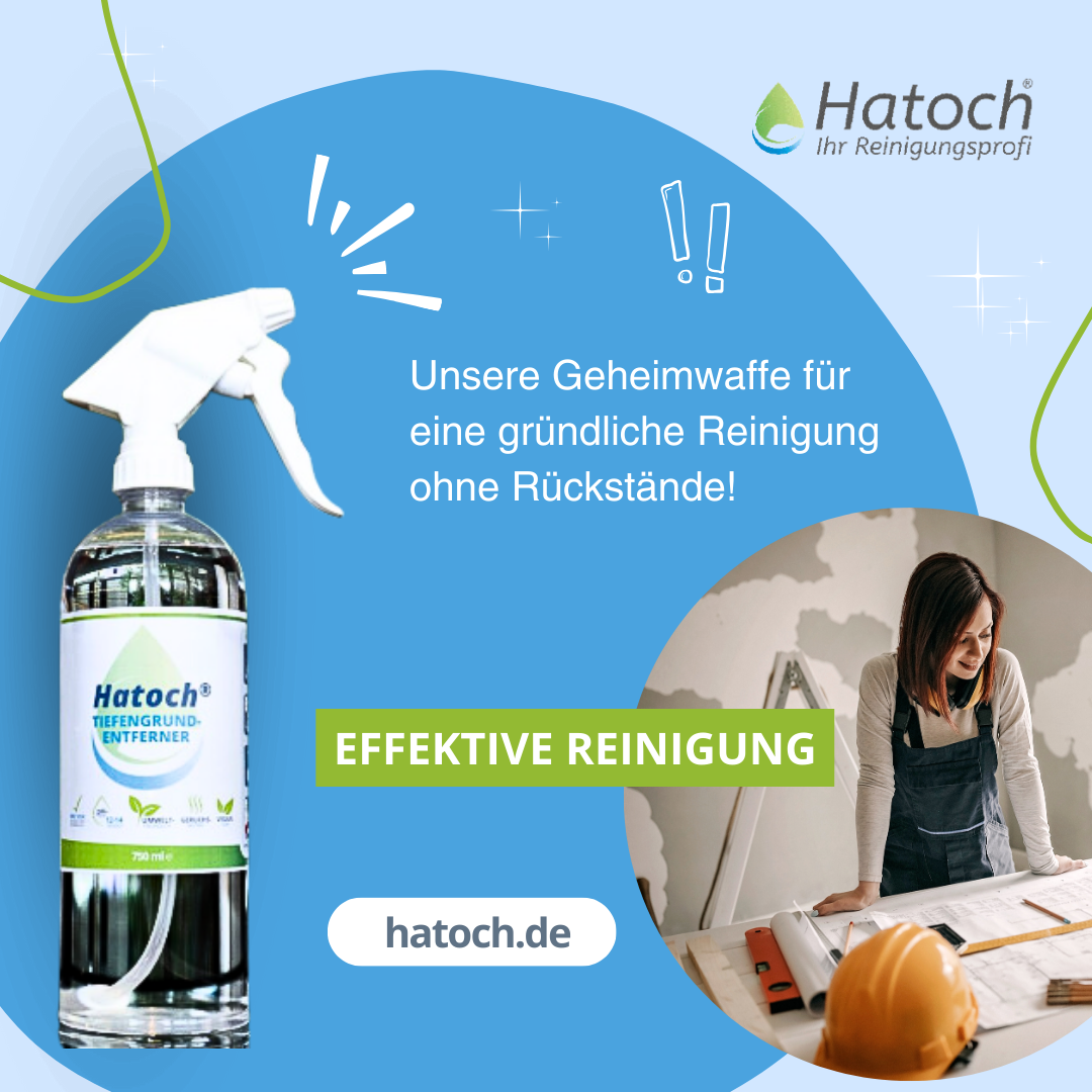HATOCH Tiefengrundentferner SPEZIAL 500ml Sprühflasche – für großflächige Tiefengrund-Entfernung
