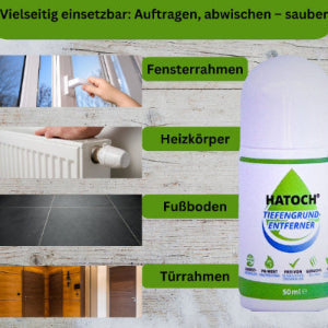 Tiefengrund auf Fensterrahmen, Heizkörper und Fliesen entfernen statt Bauteile austauschen – HATOCH