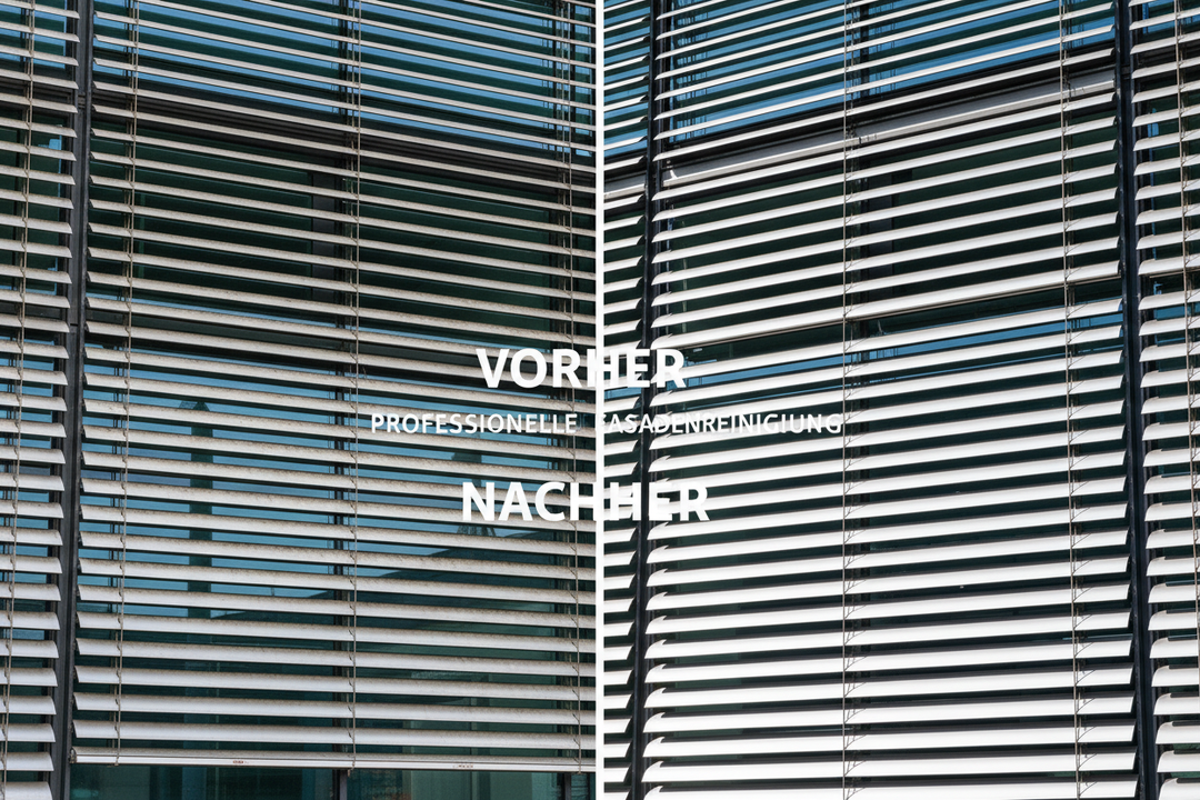 Jalousienreinigung Vorher-Nachher Vergleich – HKD-Services Hannover professionelle Reinigung