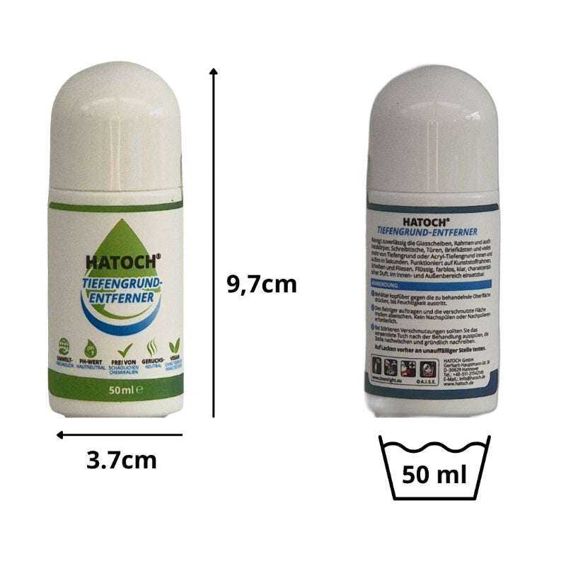 HATOCH Klebereste-Entferner 50ml 18er Karton – Größenangaben und Maße im Vergleich