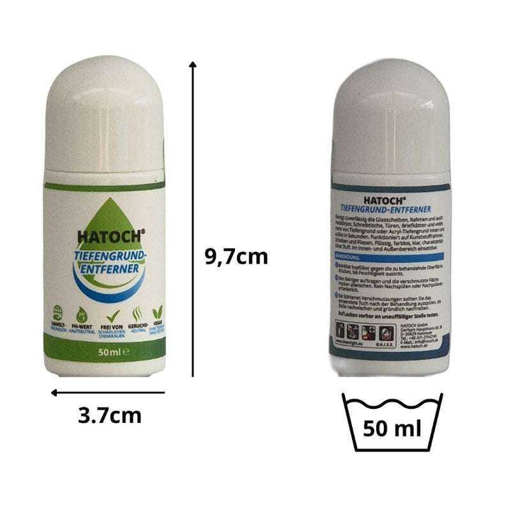 HATOCH Klebereste-Entferner 50ml 18er Karton – Größenangaben und Maße im Vergleich