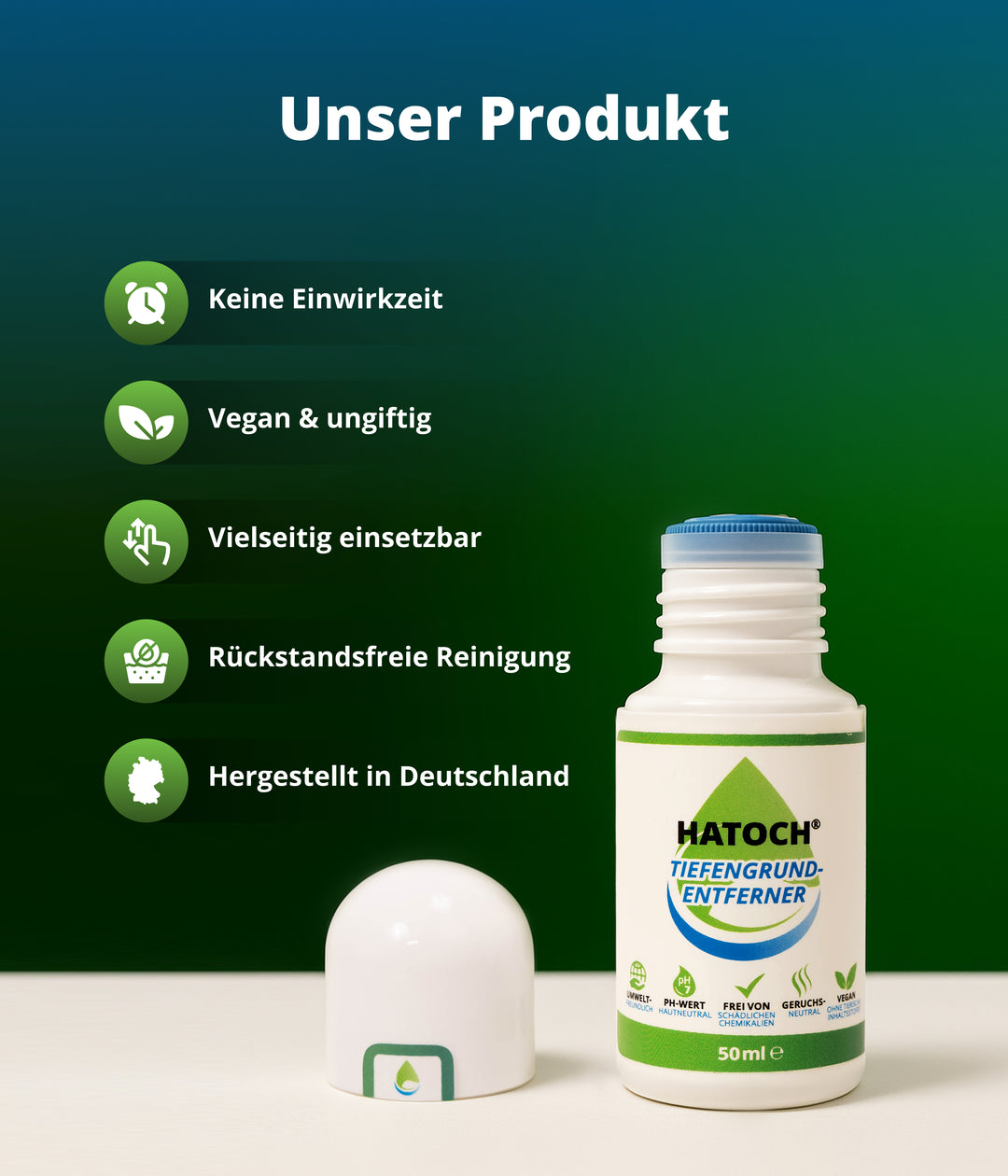 Décapant d'apprêt profond 50 ml Nettoyage efficace et doux pour les surfaces non absorbantes telles que les fenêtres en plastique, le verre, les radiateurs, les rebords de fenêtre et bien plus encore. – effet immédiat Propreté maximale