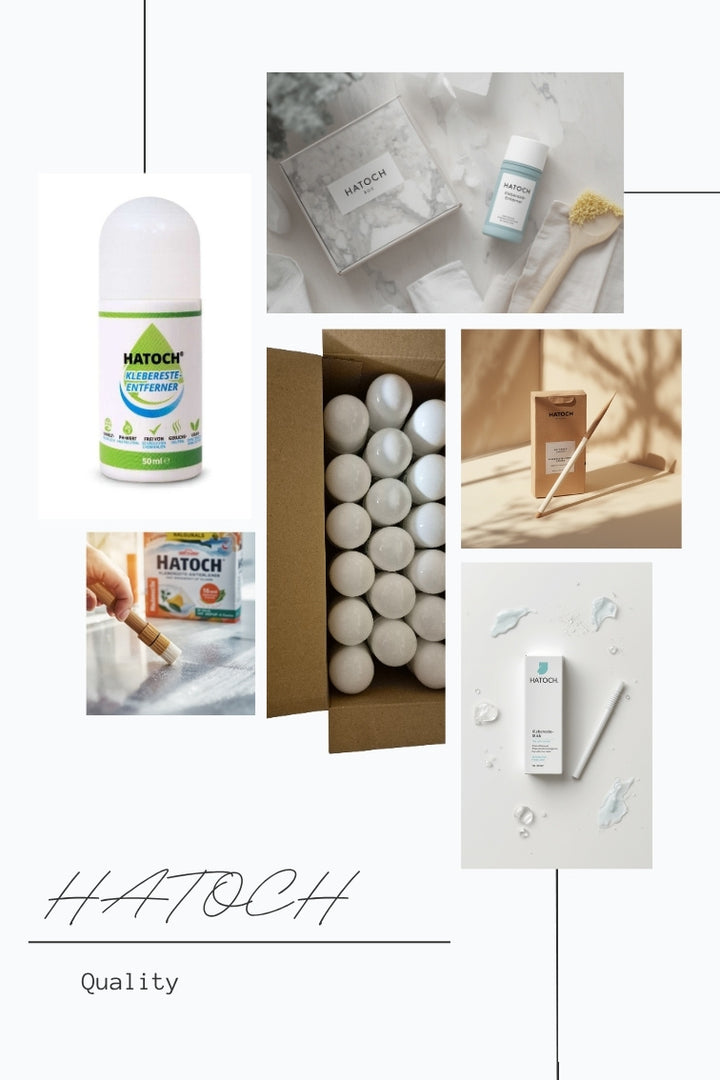 HATOCH Klebereste-Entferner 50ml im 18er-Karton – Umkarton mit einzelnem Stick