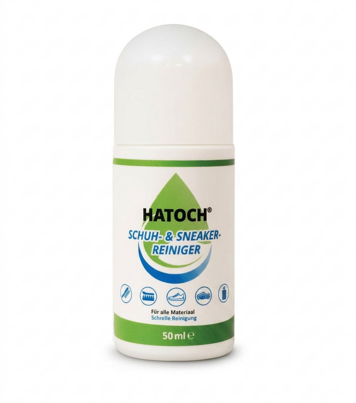 HATOCH Schuhreiniger 50 ml Stick – Sneaker-Reiniger für Textil, Canvas und Leder, dermatologisch getestet