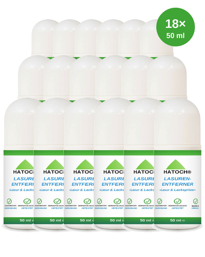 HATOCH Lasuren-Entferner 18er Karton – 18 Sticks à 50 ml