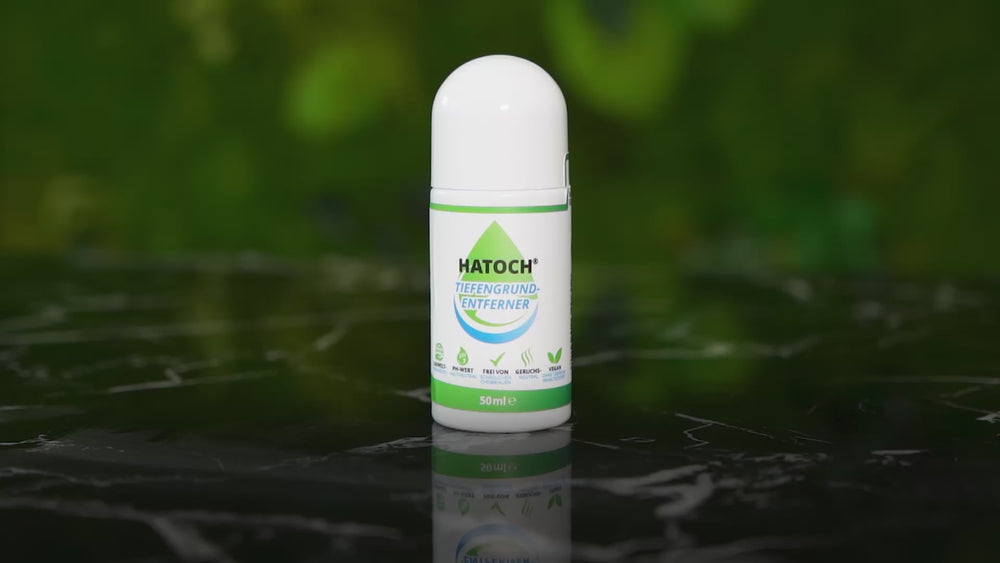 HATOCH Tiefengrund-Entferner 2er-Pack 2x50ml – Anwendung auf Glas und Kunststoff