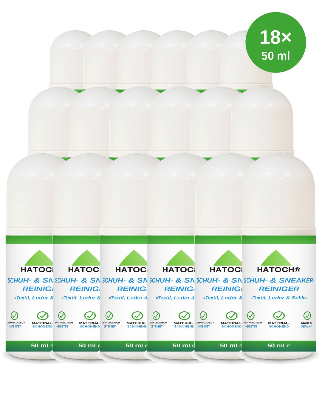 HATOCH Schuhreiniger 18er Karton – 18 Sticks à 50 ml