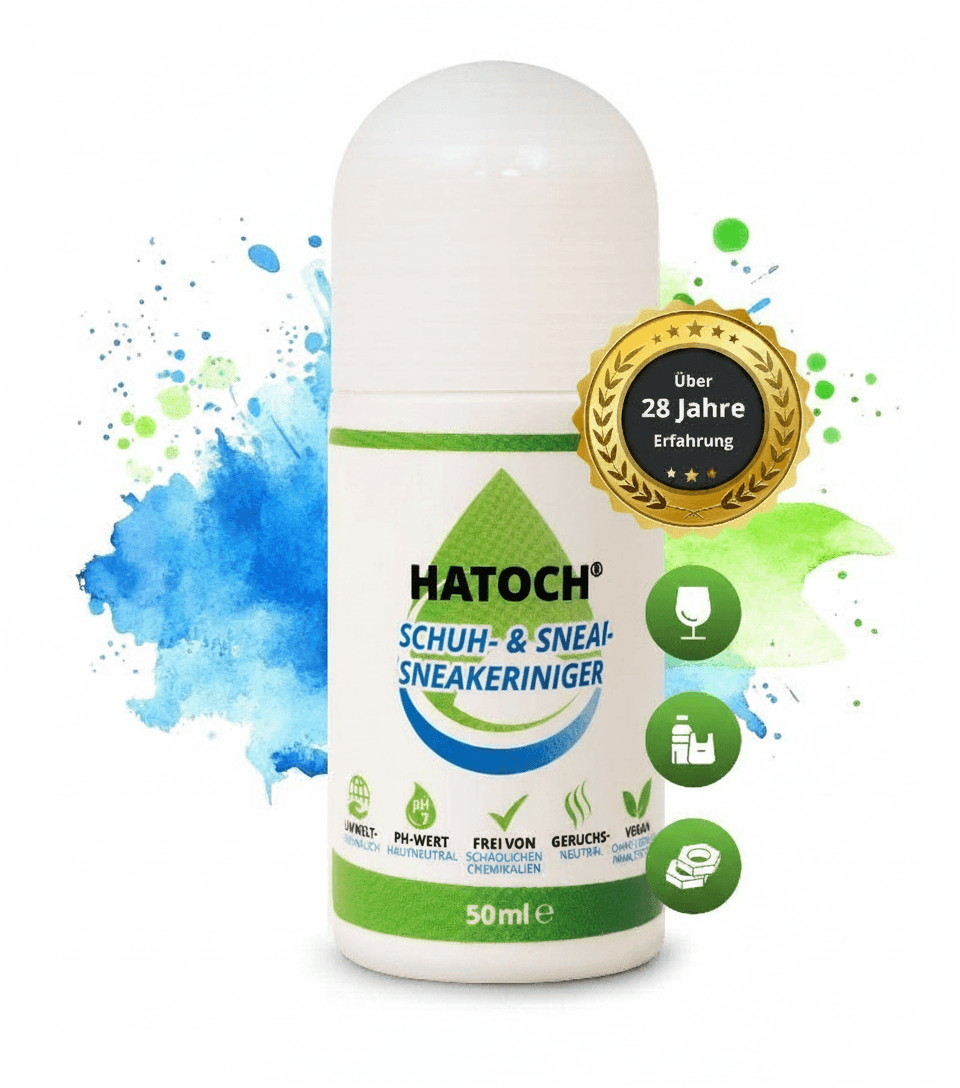 HATOCH Schuhreiniger 50ml Produktansicht – handliche Stiftform für präzise Anwendung