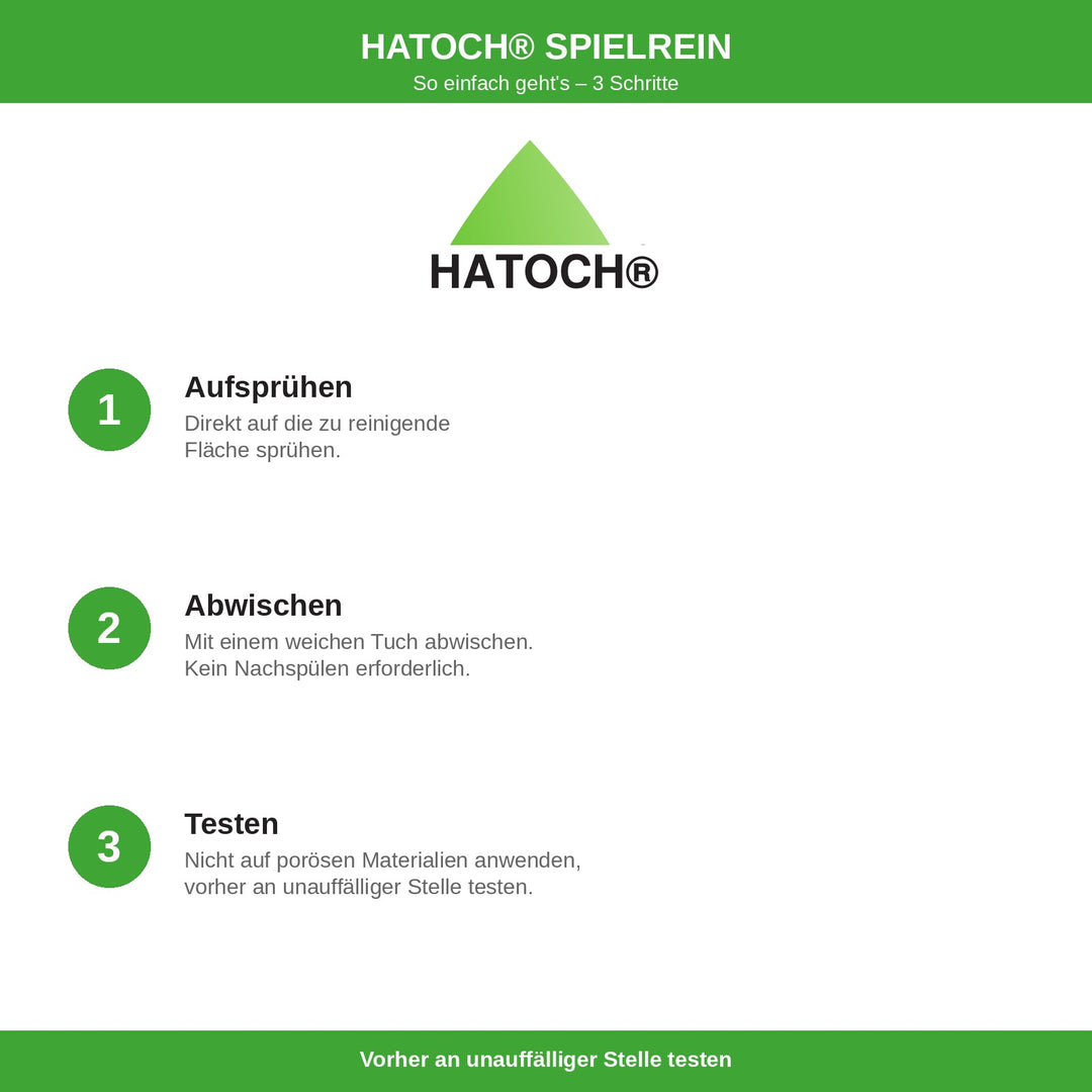 HATOCH SPIELREIN Anwendung in 3 Schritten