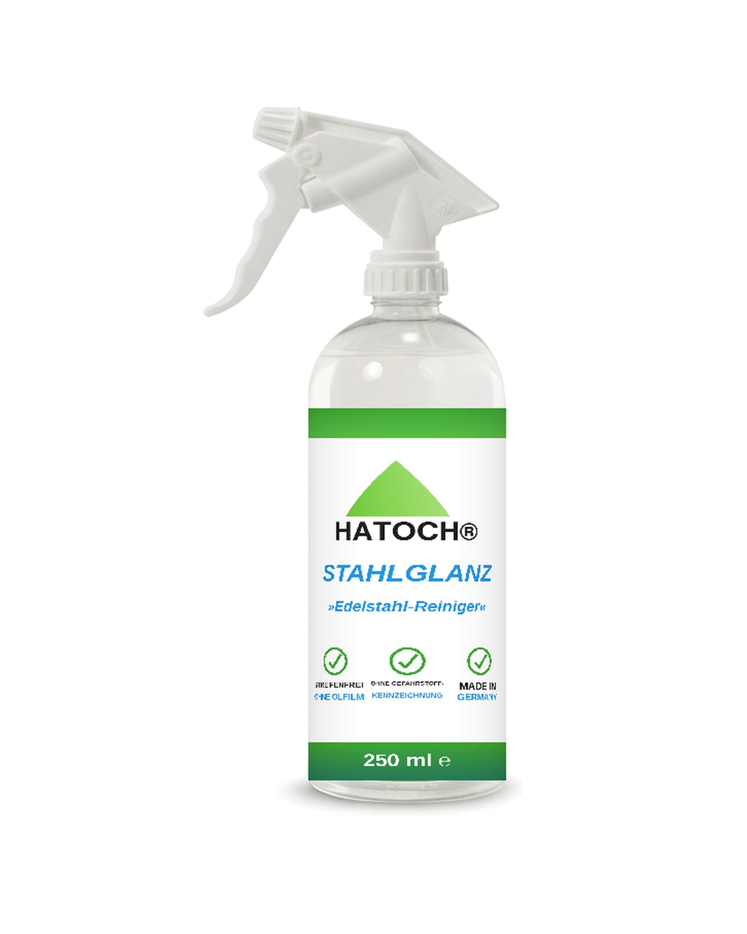 HATOCH STAHLGLANZ Edelstahlreiniger 250 ml – Produktansicht