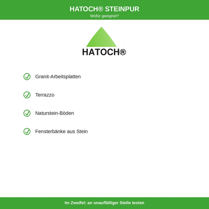 HATOCH STEINPUR geeignete Oberflächen
