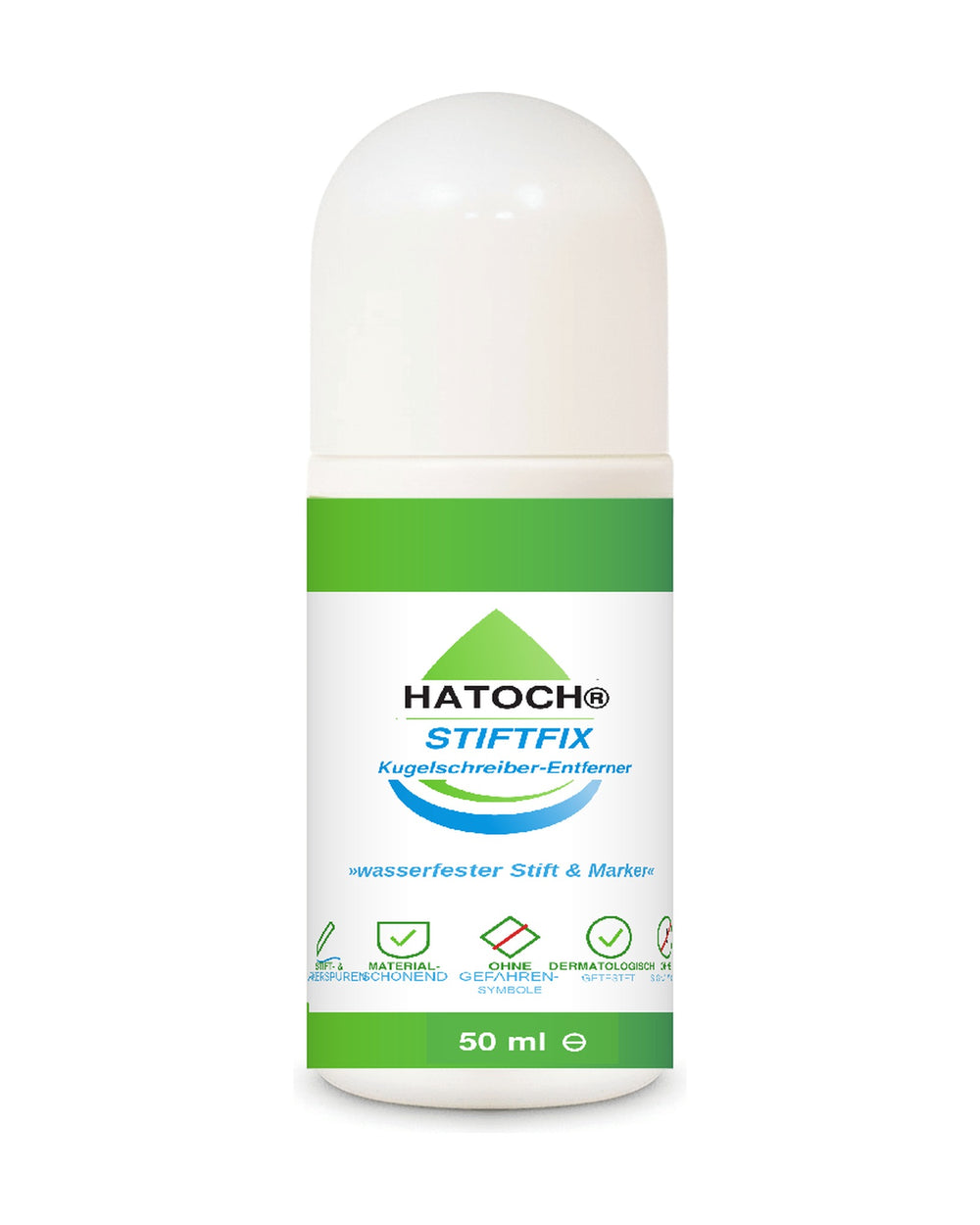 HATOCH STIFTFIX Kugelschreiberflecken-Entferner 50 ml Stick – Produktansicht