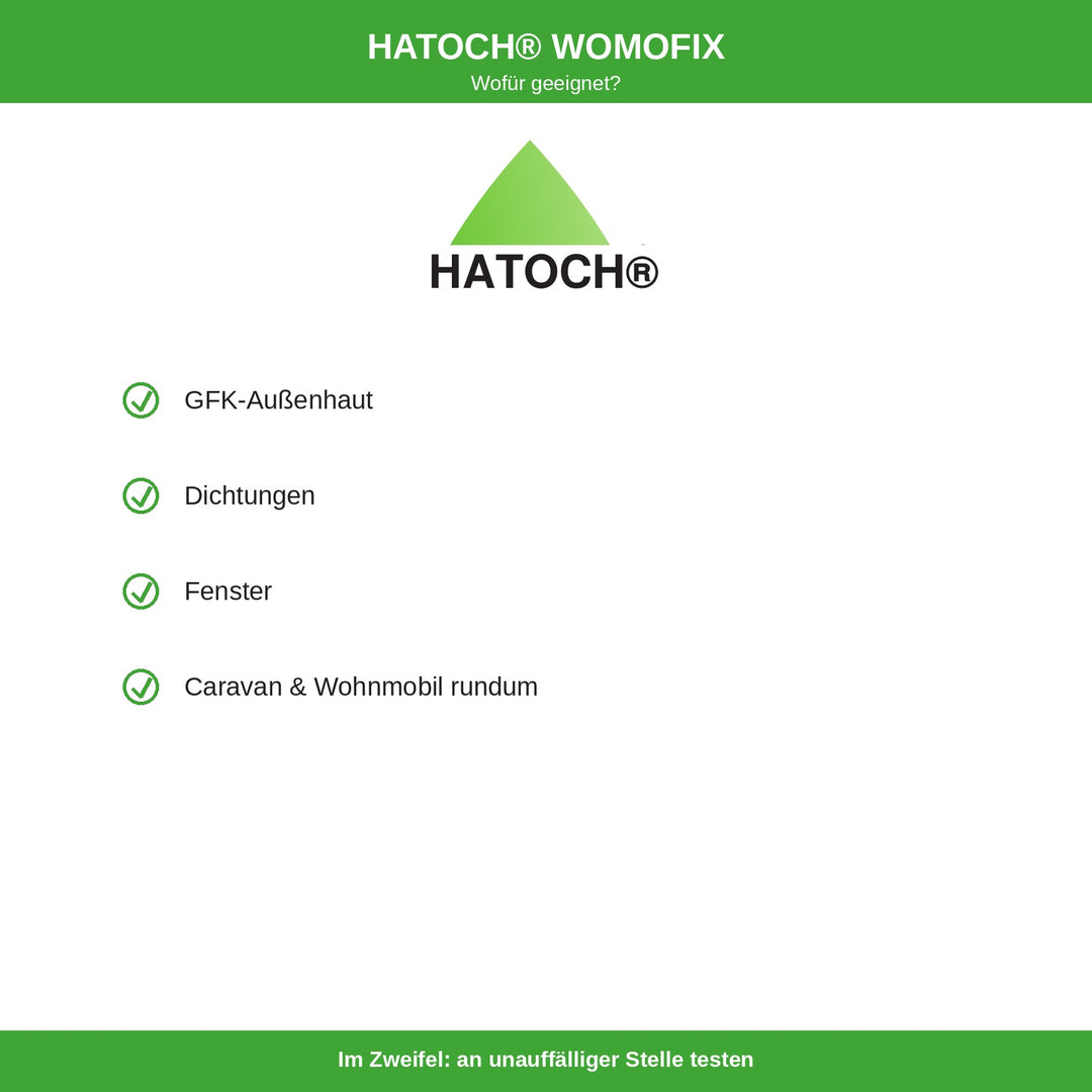 HATOCH WOMOFIX geeignete Oberflächen